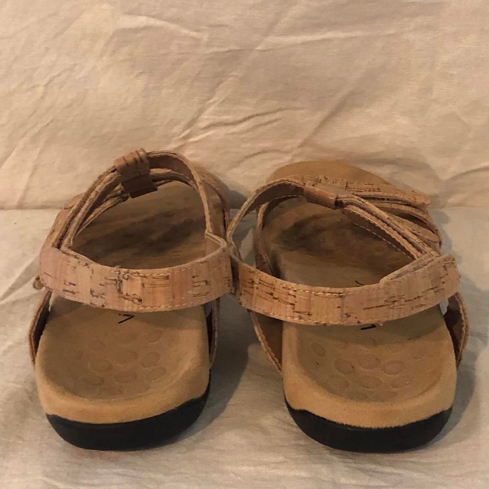 Size 7 Vionic Amber Adjustable Velcro Sandals - image 4